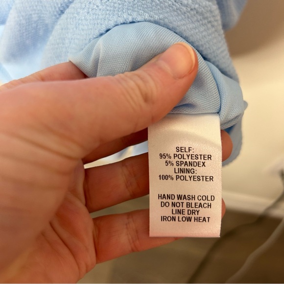 LULUS Photo Opportunist Midi Dress Powder Blue Bodycon Textured Size XS - Picture 13 of 16